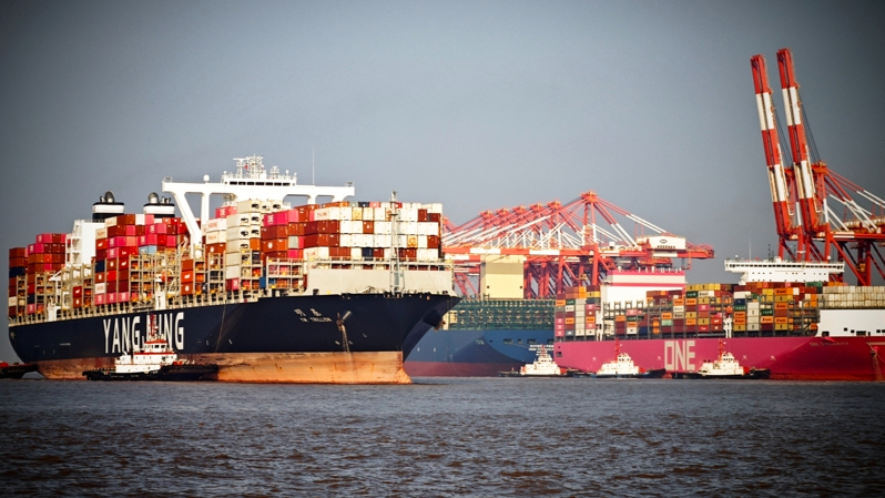 上海港內(nèi)貿(mào)海運(yùn)新年開(kāi)門(mén)紅，一月集裝箱吞吐量超175萬(wàn)標(biāo)準(zhǔn)箱