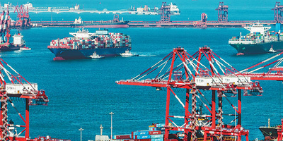 山東、遼寧港口一季度貨物吞吐量、集裝箱量雙增長