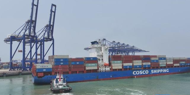 秦皇島-天津-洋浦集裝箱海運航線開通