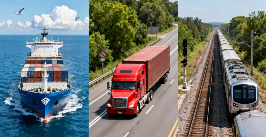 海運與陸運、鐵運的成本時效對比：何種情況選擇海運更劃算？
